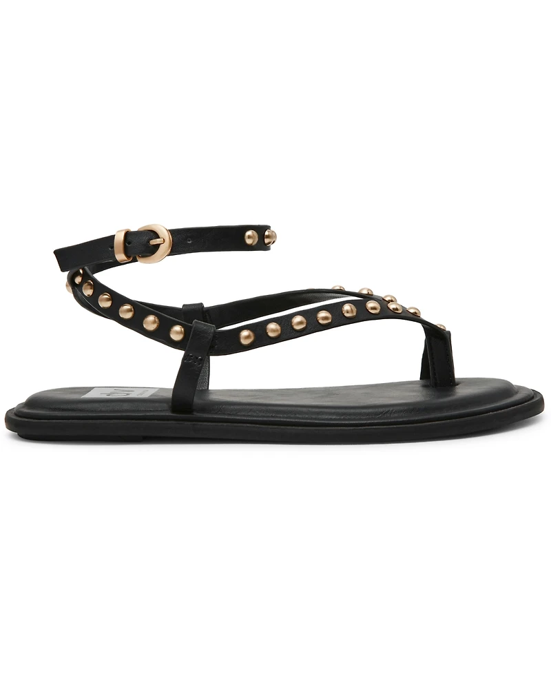 Dv Dolce Vita Women's Olynn Studded Thong Flat Sandals