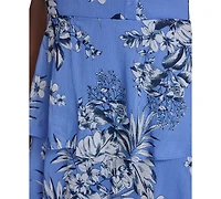 Tommy Hilfiger Women's Halter Neck Tiered Maxi Dress