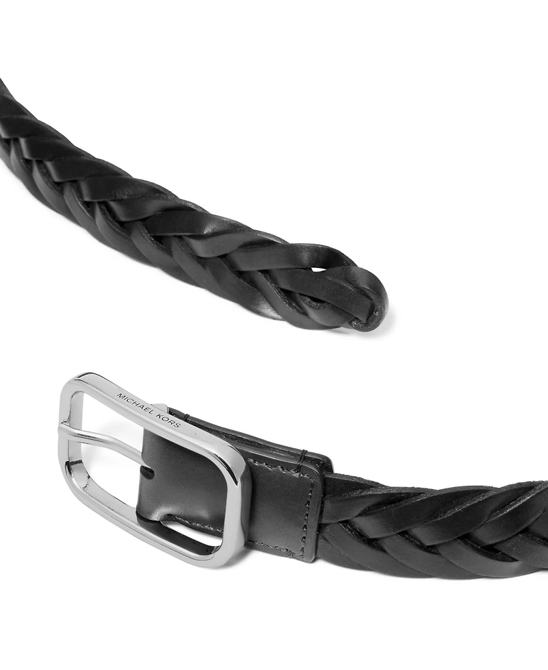 Michael Kors Men's Oval Harness Braided Belt