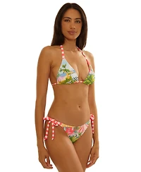 Becca Women's Miami Beach Cheryl Reversible Triangle Top
