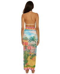 Becca Women's Miami Beach Swim Cover Up Sarong