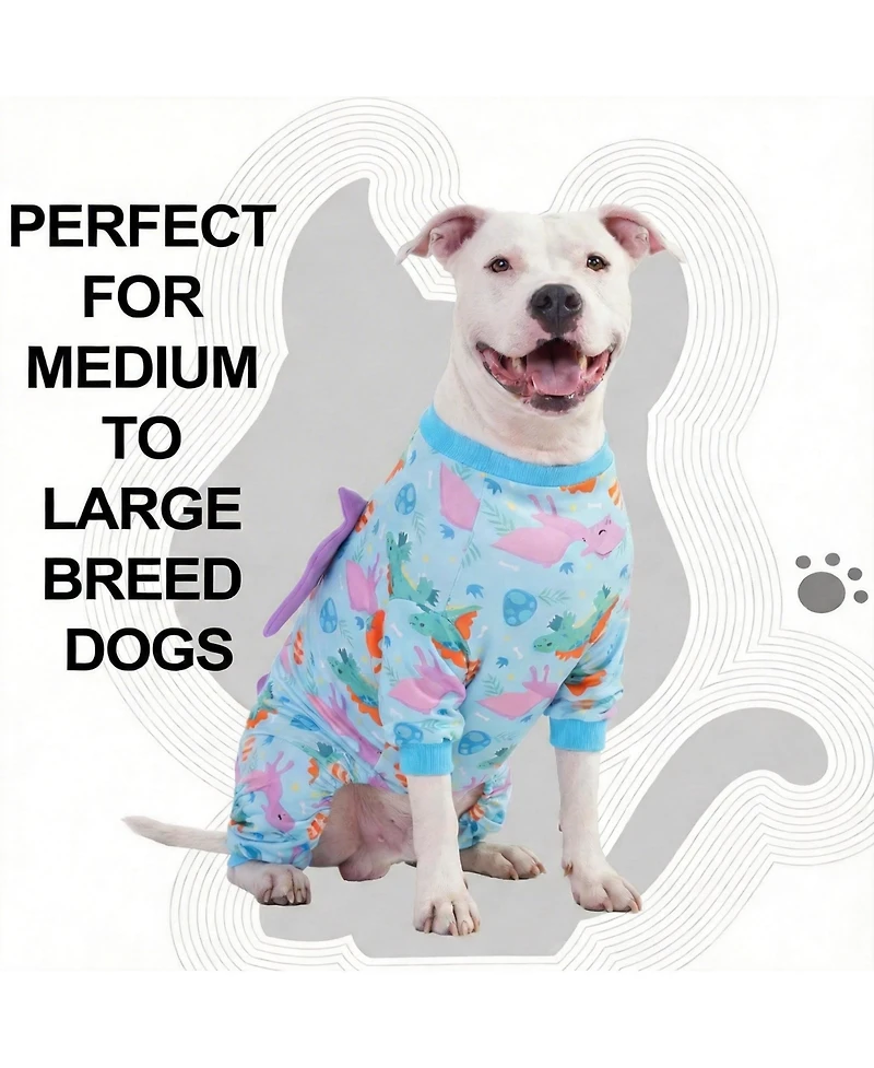 Aronkl Cotton Polyester Calming Dog Onesie for All Seasons - Stress Relief, Comfort, and Easy Care