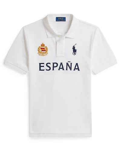 Polo Ralph Lauren Boys' 8-20 Spain Cotton Mesh Shirt