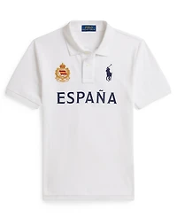 Polo Ralph Lauren Boys' 8-20 Spain Cotton Mesh Shirt