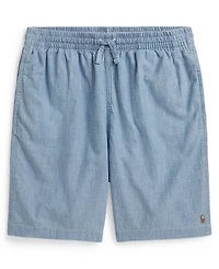 Polo Ralph Lauren Boys' 8-20 Big-Fit Cotton Chambray Shorts