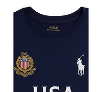 Polo Ralph Lauren Boys' 8-20 Usa Cotton Jersey T-Shirt