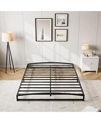 gaomon Low Profile Metal Platform Bed Frame- 6 Inch Heavy Duty- Mattress Foundation- Noise-Free- No Box Spring Needed- Easy Assembly