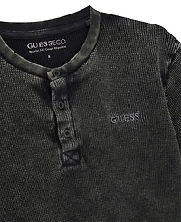 Guess Boys' 8-16 Short-Sleeve Henley Top