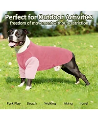 Aronkl 2 Pack Breathable Cotton Spandex Dog T-shirts for Year-Round Comfort