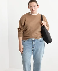 Mango Women's Mid-Rise Straight Jeans