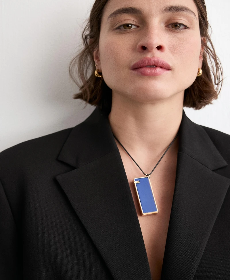 Mango Women's Flap Pockets Straight Blazer