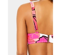 Anne Cole Women's Soft Shirred Band Swim Bralette