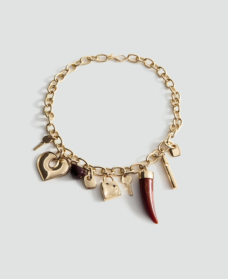 Mango Women's Pendant Chain Necklace