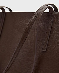 Mango Women's Double Handle Shopper Bag