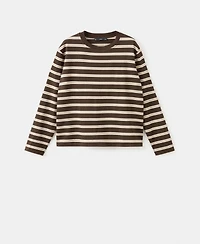 Mango Women's Long-Sleeved Striped T-Shirt