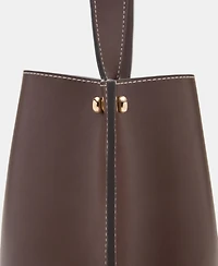Mango Women's Metal Details Bucket Bag