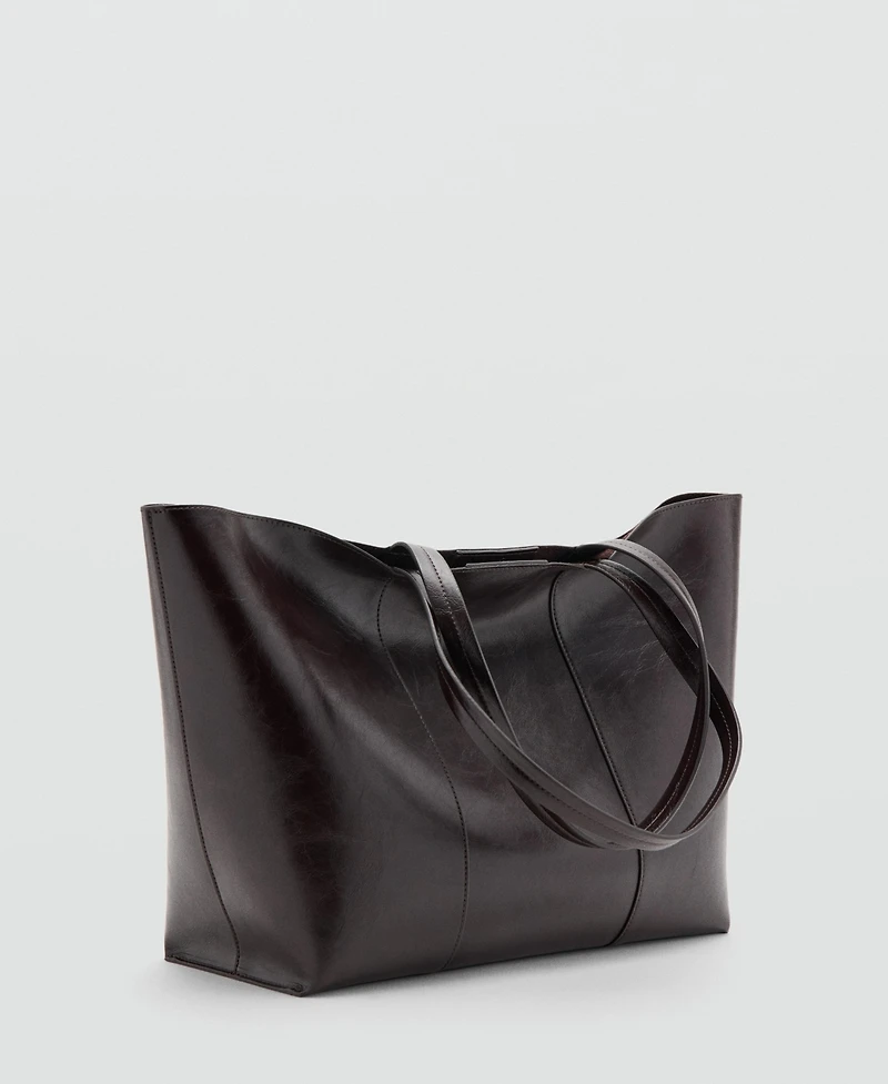 Mango Women's Large Shopper Bag