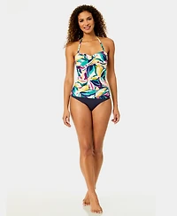 Anne Cole Women's Twist-Front Bandeau Strapless Tankini Top