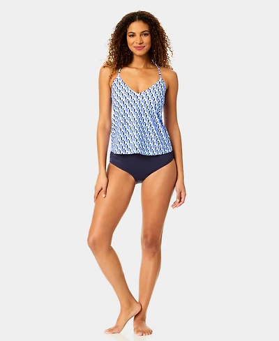 Anne Cole Women's Easy Tri V-Neck Tankini Top