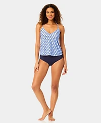 Anne Cole Women's Easy Tri V-Neck Tankini Top