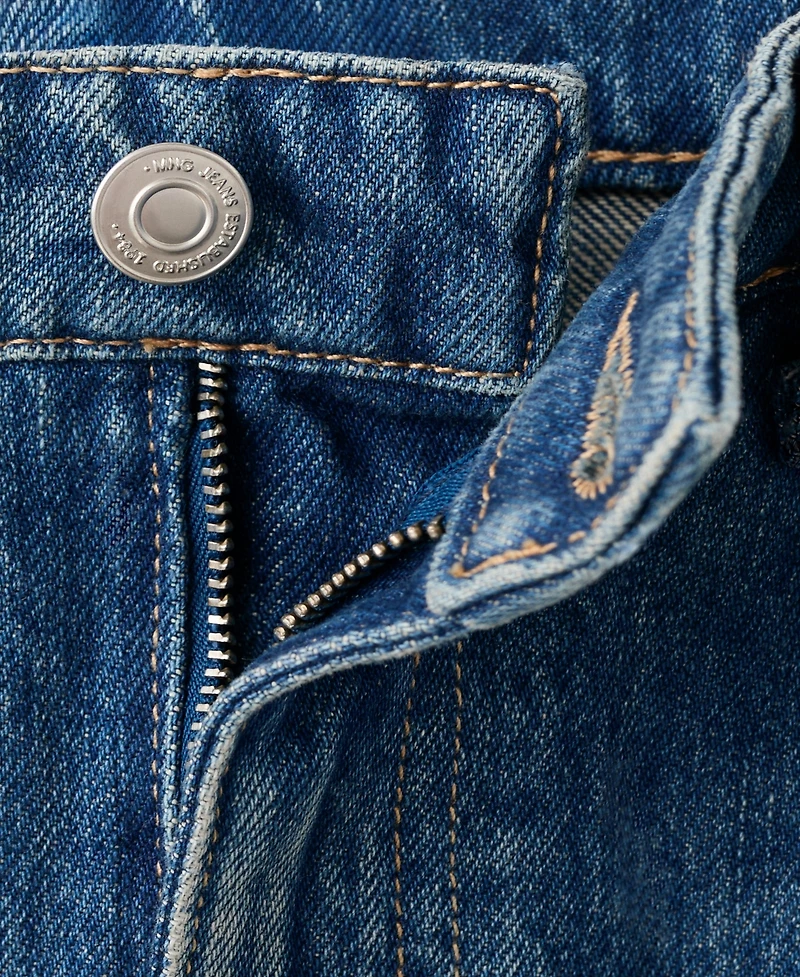 Mango Women's Denim Midi Skirt