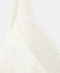 Mango Women's Lace Neck Top