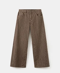 Mango Women's Wide Leg Striped Jeans
