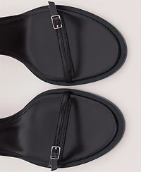 Mango Women's Leather Strappy Buckle Sandals