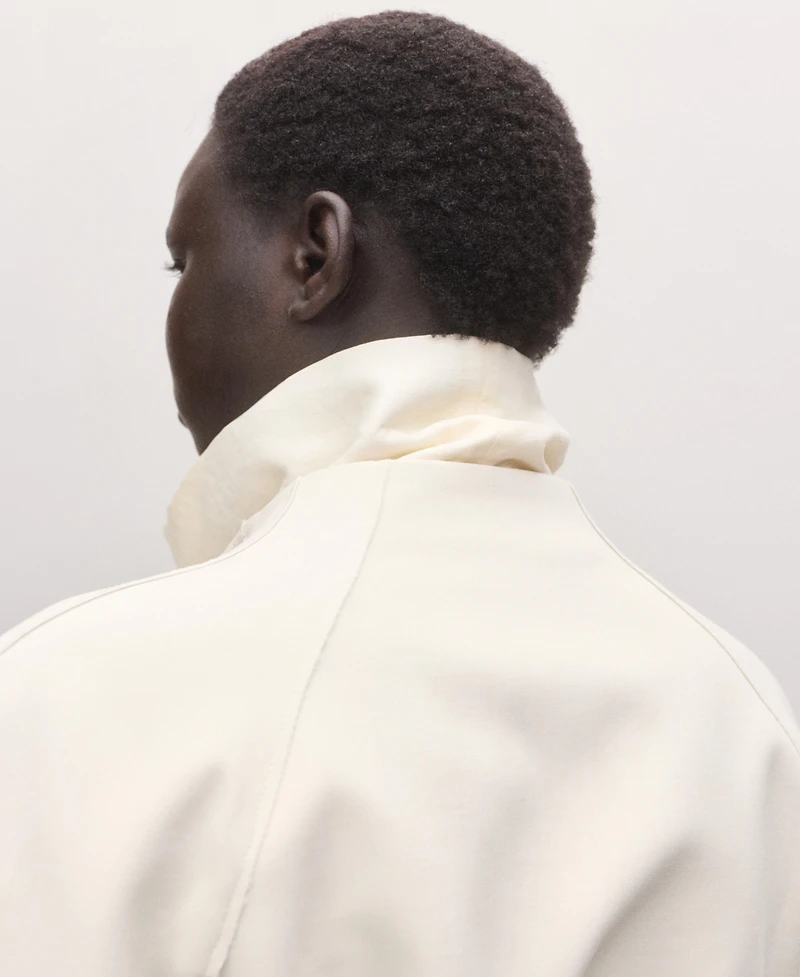 Mango Women's Lapels and Tie Belt Jacket