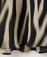 Mango Women's A-Line Animal-Print Dress