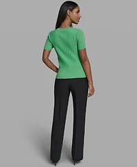 Karl Lagerfeld Paris Women's Crew Neck Sweater