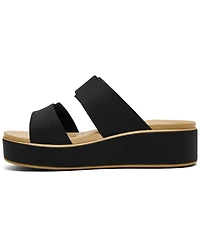 Crocs Women's Brooklyn Matte Wrap Low Wedge Slip-On Sandals from Finish Line