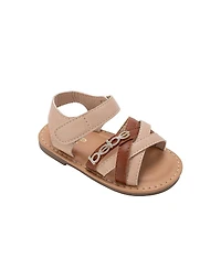 Bebe Big Girls Sandals – Cute Flat Adjustable Summer Strappy Sandals
