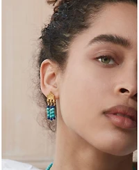 Ottoman Hands Riva Bead Drop Earrings