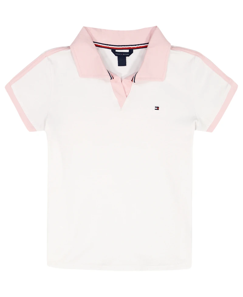 Tommy Hilfiger Girls' 7-16 Tennis Short-Sleeve Polo Shirt