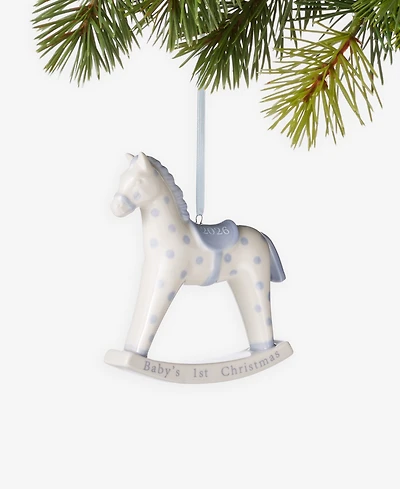 Holiday Lane Baby's First Blue Horse With Baby's 1st Christmas 2026 Ornament, Macy's Exclusive