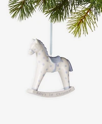 Holiday Lane Baby's First Blue Horse With Baby's 1st Christmas 2026 Ornament, Macy's Exclusive