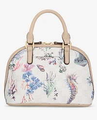 Giani Bernini Sea Print Mini Dome Satchel, Macy's Exclusive - Under The Sea