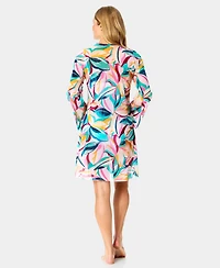 Anne Cole Women's Keyhole Mesh Tunic Swim Dress