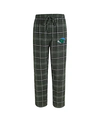 Concepts Sport Men's Hunter Green/Black Tulane Green Wave Ultimate Flannel Pants