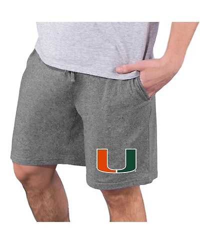 Concepts Sport Men's Charcoal Miami Hurricanes Quest Knit Jam Shorts