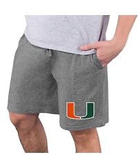 Concepts Sport Men's Charcoal Miami Hurricanes Quest Knit Jam Shorts