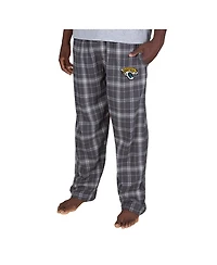 Concepts Sport Men's Charcoal Jacksonville Jaguars Ultimate Plaid Flannel Pants