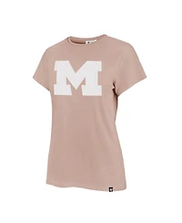 '47 Brand Women's Pink Michigan Wolverines Premier Frankie T-Shirt