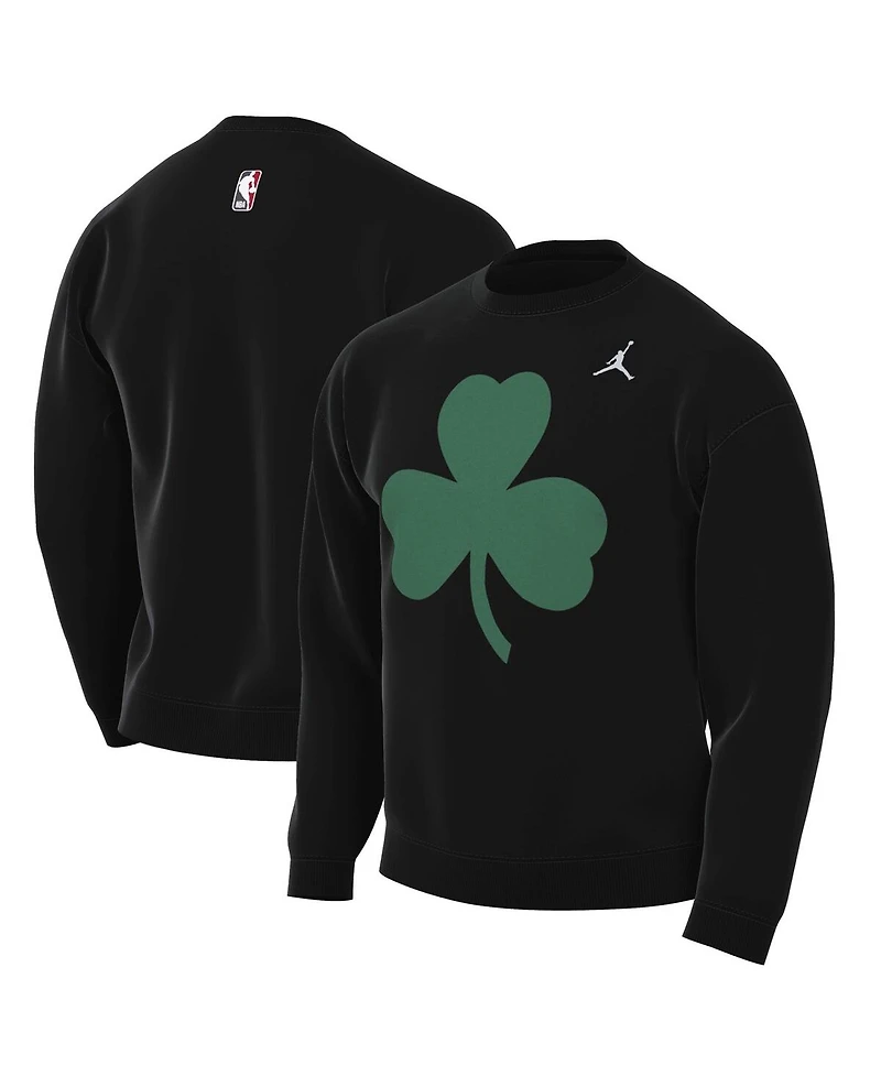 Jordan Men's Black Boston Celtics Statement Edition Sweatshirt