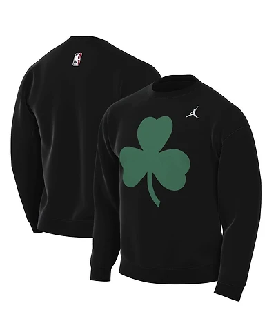 Jordan Men's Black Boston Celtics Statement Edition Sweatshirt