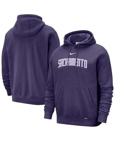 Nike Men's Purple Sacramento Kings 2025/26 City Edition Essential Remix Club Hoodie