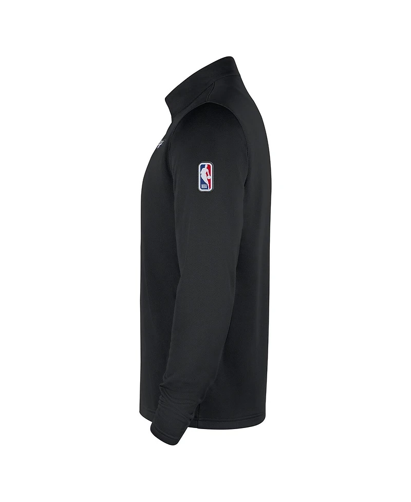 Nike Men's Black Phoenix Suns 2025/26 City Edition Remix Authentic Coaches Dri-fit Half-Zip Sweatshirt