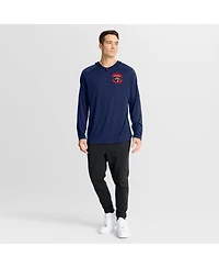 Fanatics Men's Navy Florida Panthers Authentic Pro Rink Raglan Hoodie