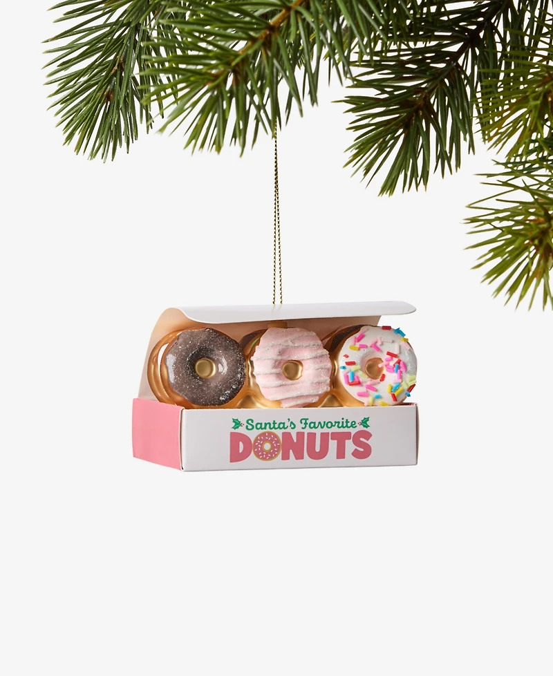 Holiday Lane Foodie Donut Box Ornament, Macy's Exclusive
